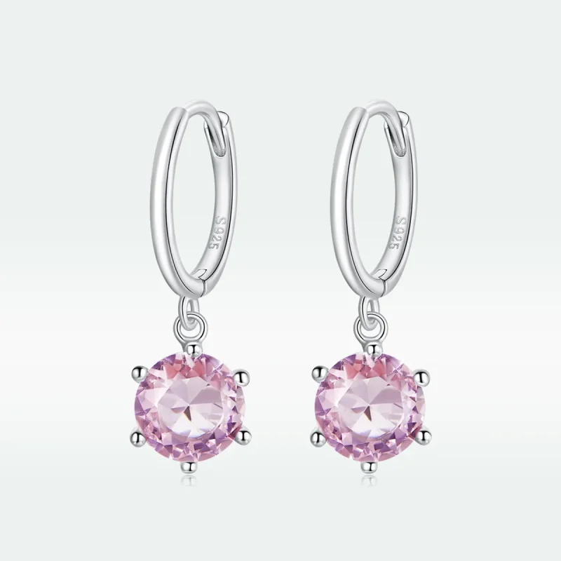 (immagine per) Orecchini Pendenti tipo Pandora Cz - SCE1020-PK - Visualizza 5