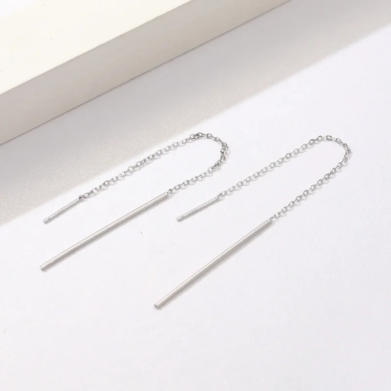 (immagine per) Orecchini Pendenti tipo Pandora Linea Elegante - SCE490 - Visualizza 2