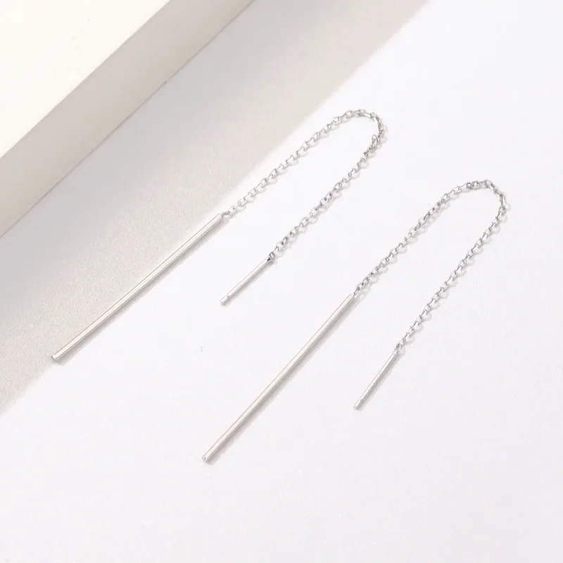 (immagine per) Orecchini Pendenti tipo Pandora Linea Elegante - SCE490 - Visualizza 4