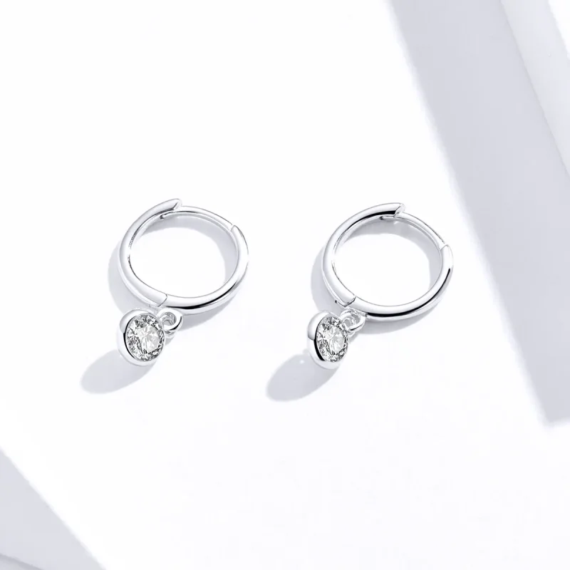 (immagine per) Orecchini Pendenti tipo Pandora Zirconia - SCE830 - Visualizza 2