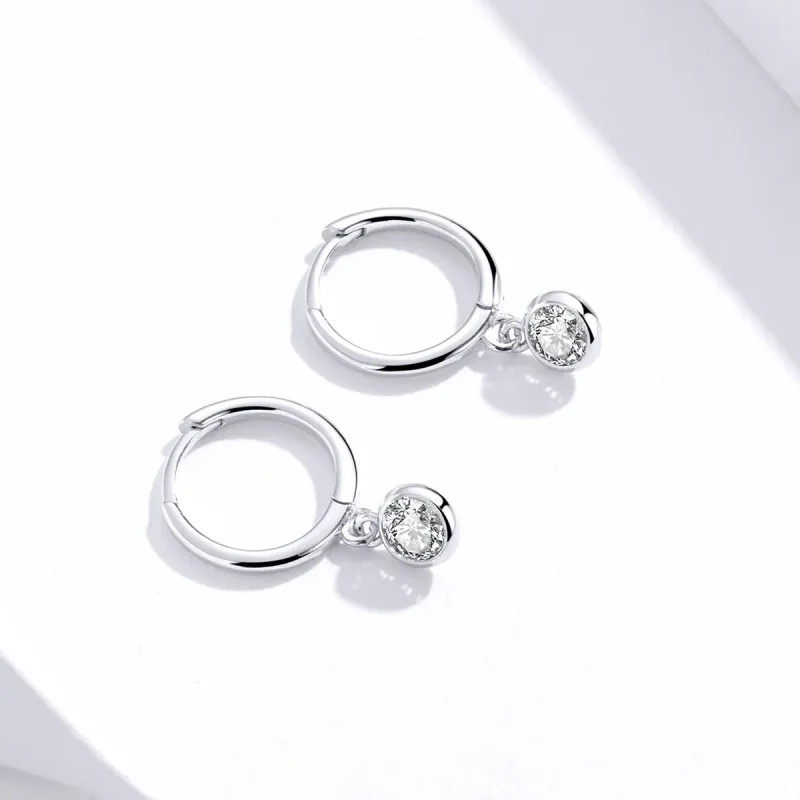 (immagine per) Orecchini Pendenti tipo Pandora Zirconia - SCE830 - Visualizza 4