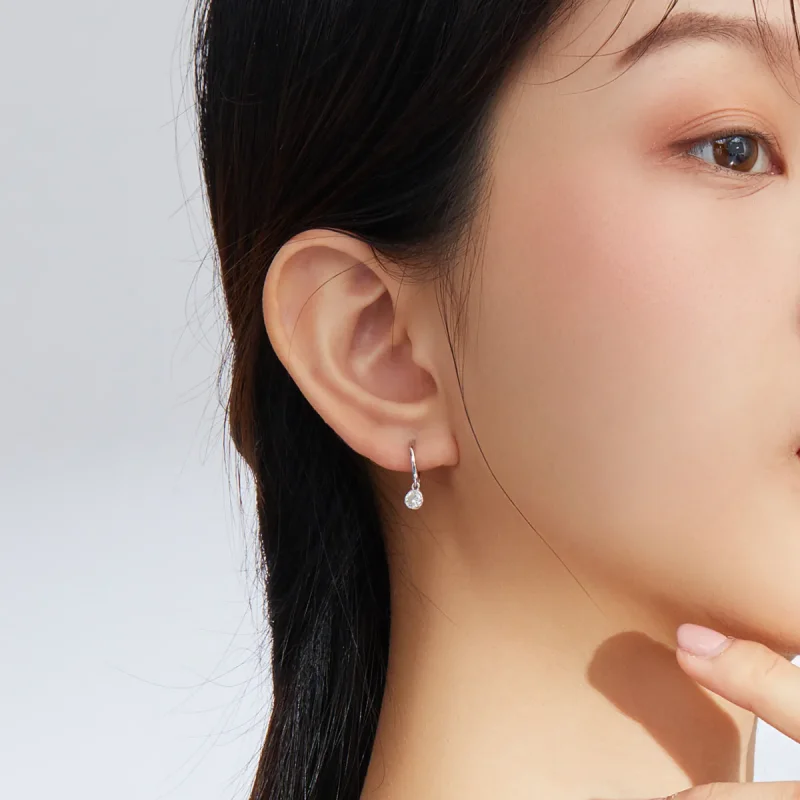 (immagine per) Orecchini Pendenti tipo Pandora Zirconia - SCE830 - Visualizza 5