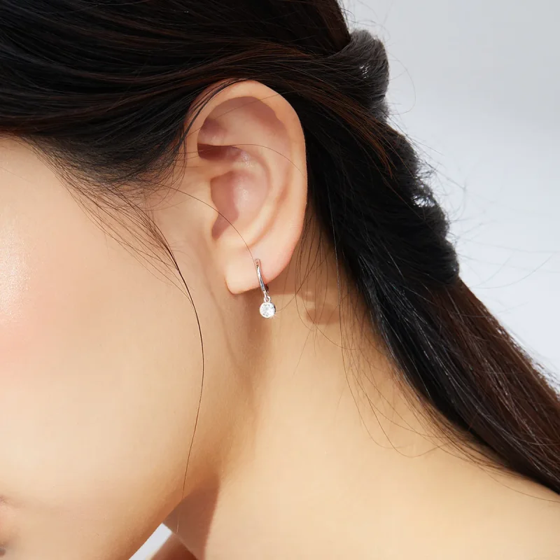 (immagine per) Orecchini Pendenti tipo Pandora Zirconia - SCE830 - Visualizza 6