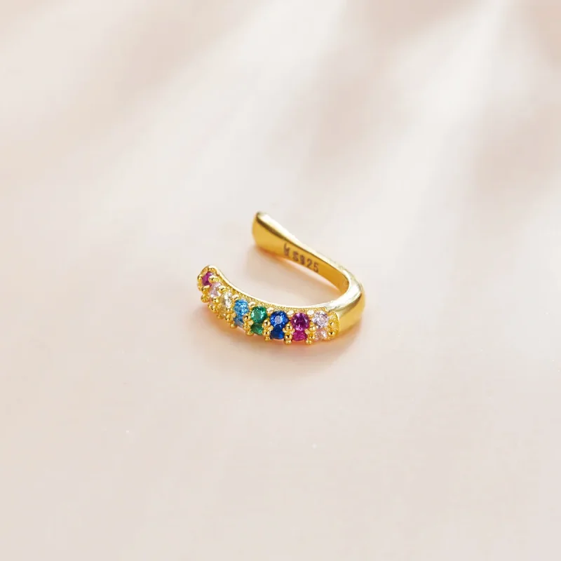 (immagine per) Orecchio Clip tipo Pandora Arcobaleno - SCE1101 - Visualizza 3