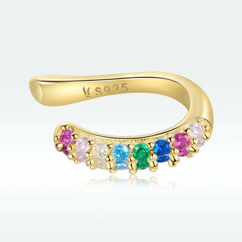 (immagine per) Orecchio Clip tipo Pandora Arcobaleno - SCE1101 - Visualizza 5