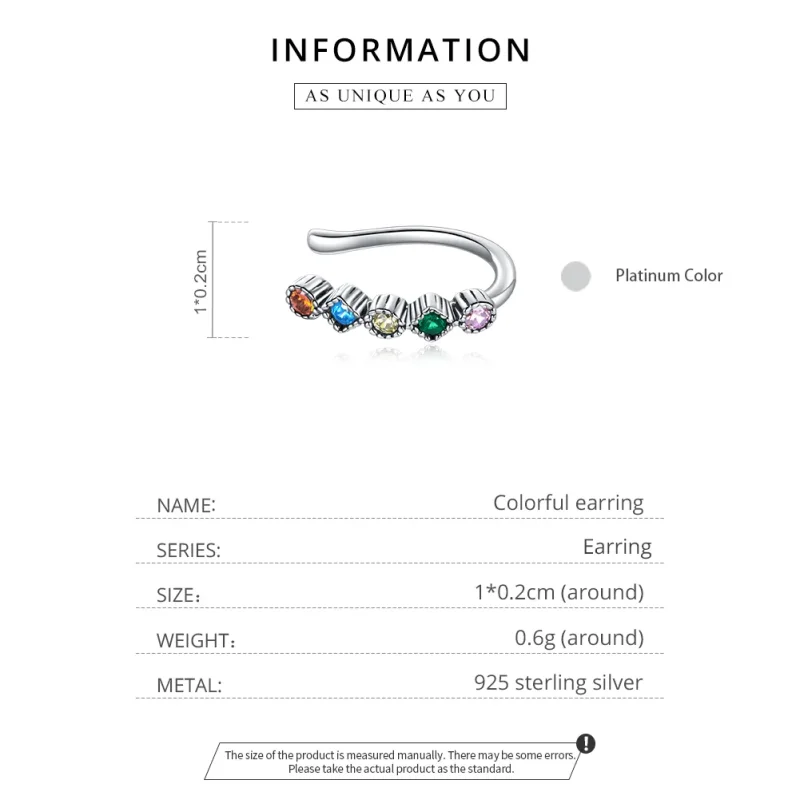 (immagine per) Orecchio Clip tipo Pandora Colorato - SCE1064 - Visualizza 3