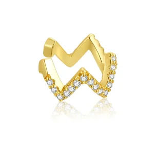 (immagine per) Orecchio Clip tipo Pandora Onda - SCE995-B