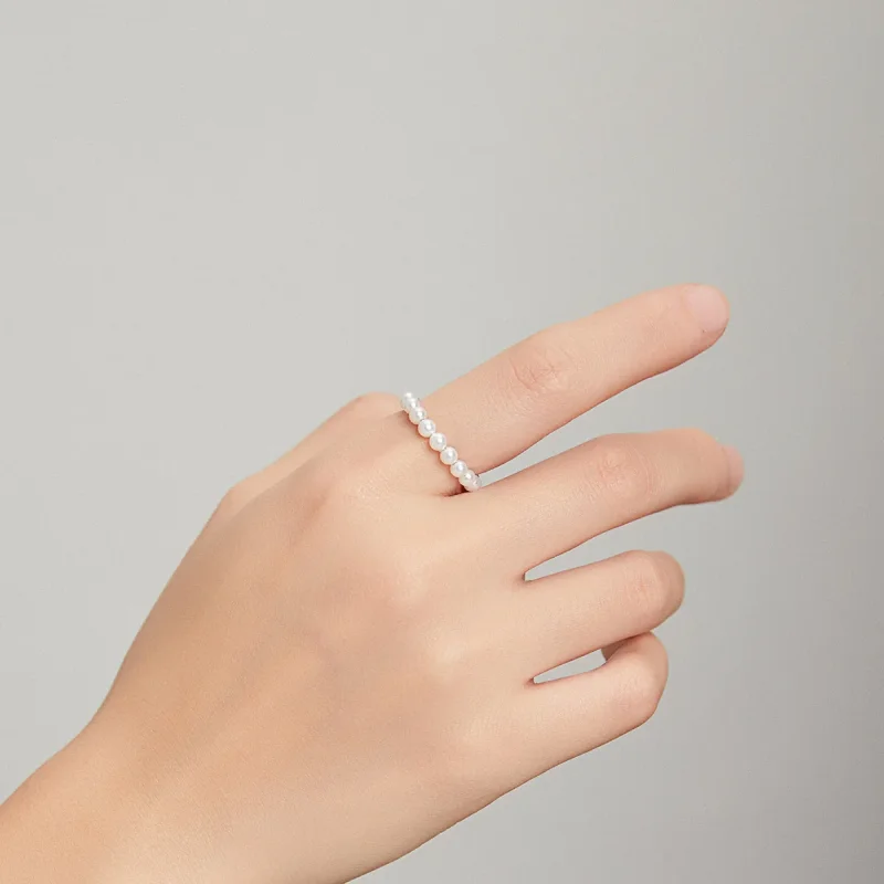 (immagine per) Orecchio Clip tipo Pandora semplice perla - SCE1010 - Visualizza 10