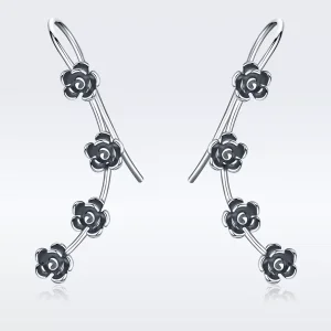 (immagine per) Orecchini Pendenti tipo Pandora Bellissimo fiore creativo - VSE010