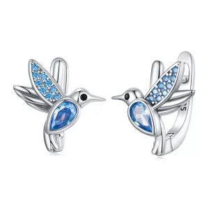(immagine per) Orecchini a Cerchio tipo Pandora Colibrì - SCE1503