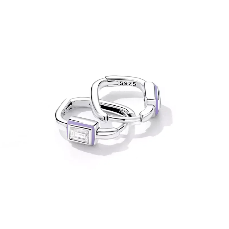 (immagine per) Orecchini a Cerchio tipo Pandora Divertente Cubic Zirconia - SCE1402 - Visualizza 3