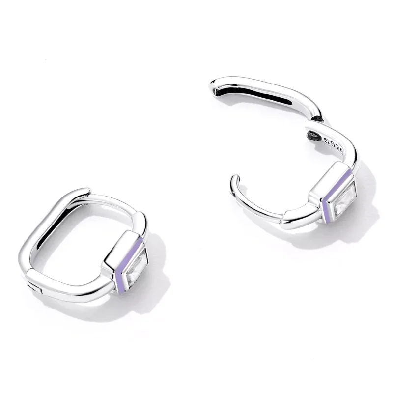 (immagine per) Orecchini a Cerchio tipo Pandora Divertente Cubic Zirconia - SCE1402 - Visualizza 4