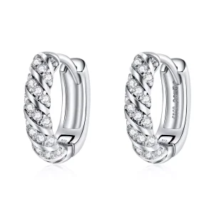 (immagine per) Orecchini a Cerchio tipo Pandora Donna elegante - BSE512