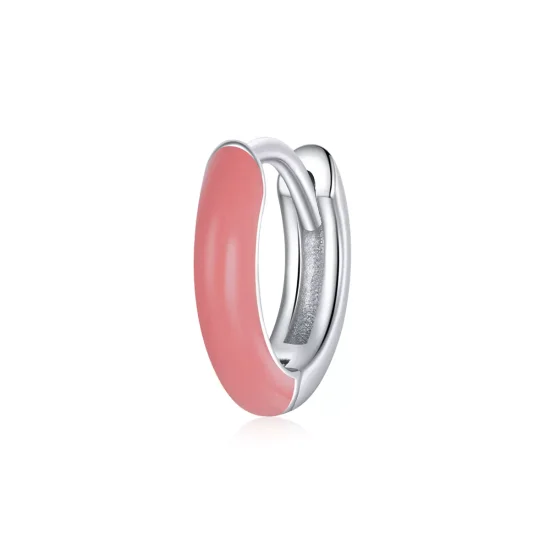 (immagine per) Orecchini a Cerchio tipo Pandora Piccola Rosa - BSE488-PK