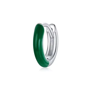 (immagine per) Orecchini a Cerchio tipo Pandora Piccolo Verde - BSE488-GN