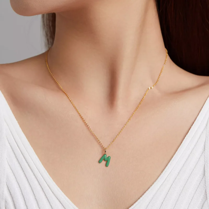 (immagine per) Charm tipo Pandora Me Arte Pop - Lettera M - SCP050 - Visualizza 3