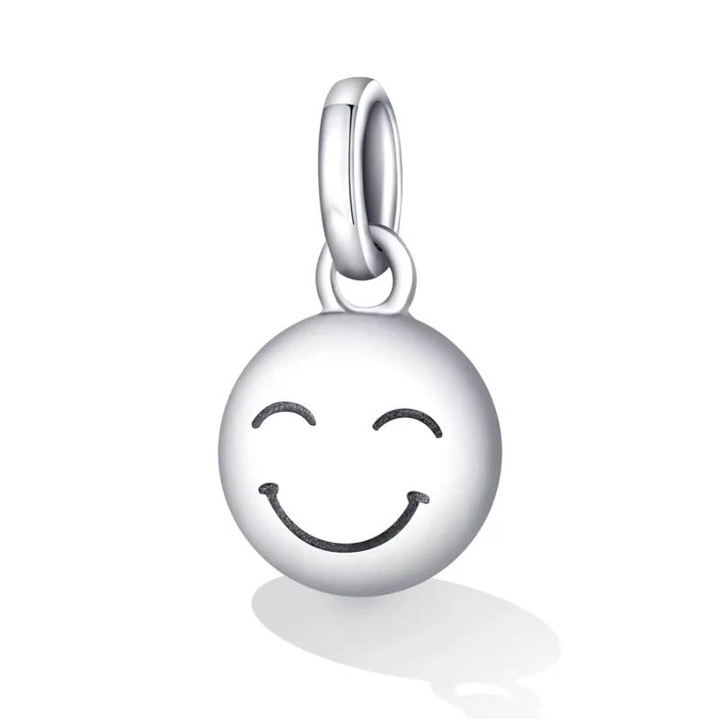 (immagine per) Charm tipo Pandora Me Faccia sorridente - SCP062 - Visualizza 2