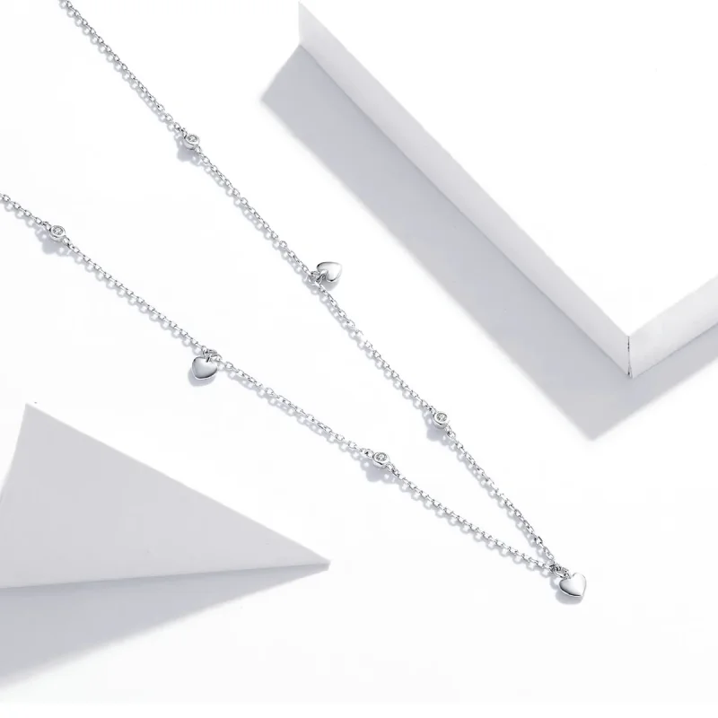 (immagine per) Collana tipo Pandora A forma di cuore - SCN417 - Visualizza 2