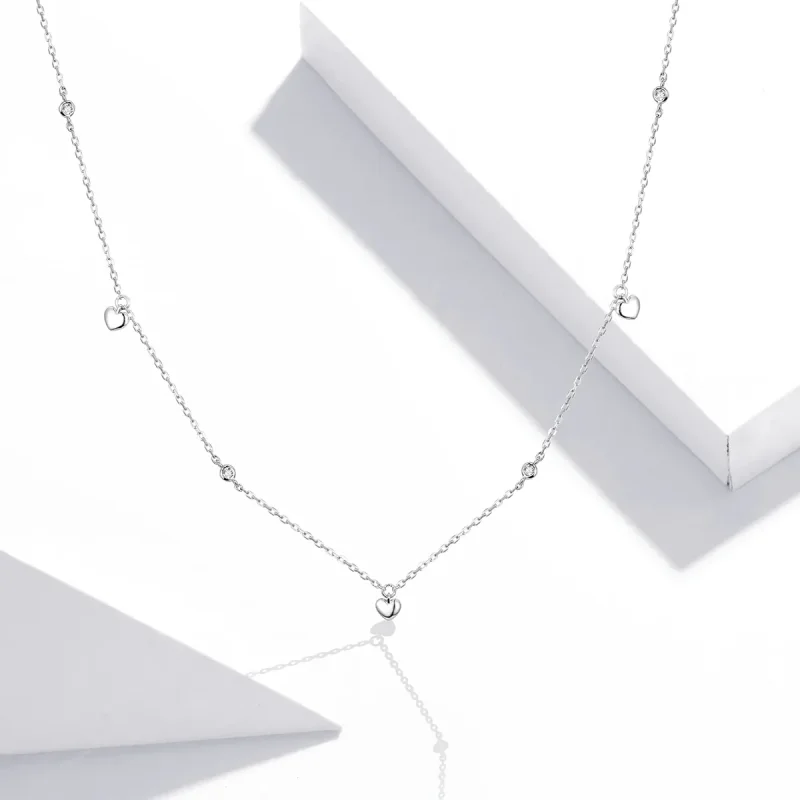 (immagine per) Collana tipo Pandora A forma di cuore - SCN417 - Visualizza 5