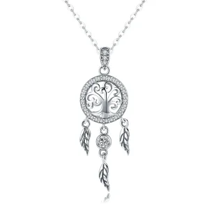 (immagine per) Collana tipo Pandora Acchiappasogni dell'albero della vita - SCN298