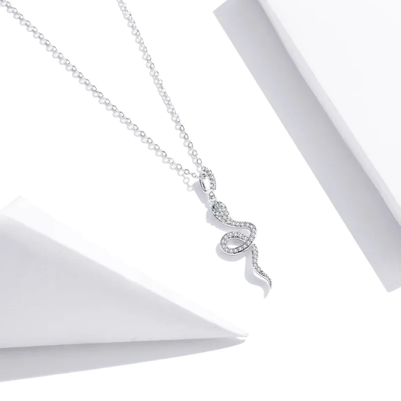 (immagine per) Collana tipo Pandora Adorabile serpente - SCN409 - Visualizza 2