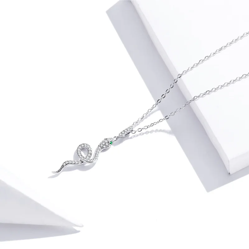 (immagine per) Collana tipo Pandora Adorabile serpente - SCN409 - Visualizza 3