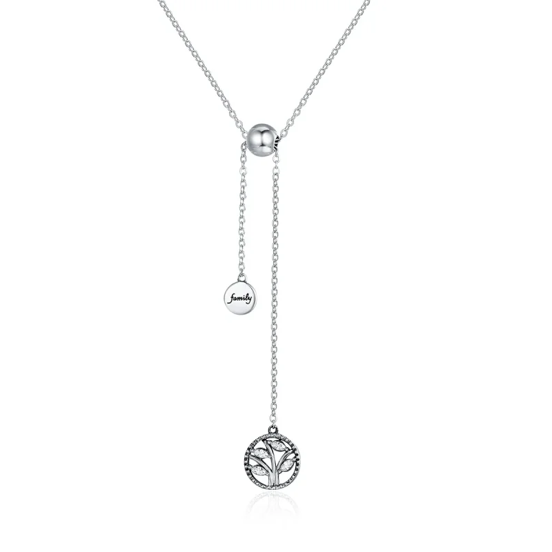 (immagine per) Collana tipo Pandora Albero genealogico e casa - SCN106