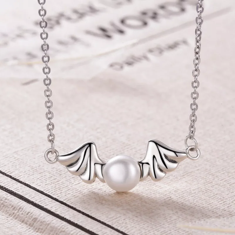 (immagine per) Collana tipo Pandora Ali d'angelo - VSN021 - Visualizza 3