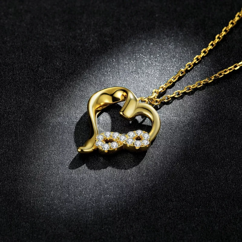 (immagine per) Collana tipo Pandora Amore infinito - BSN236 - Visualizza 5