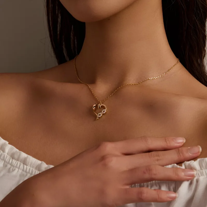 (immagine per) Collana tipo Pandora Amore infinito - BSN236 - Visualizza 8