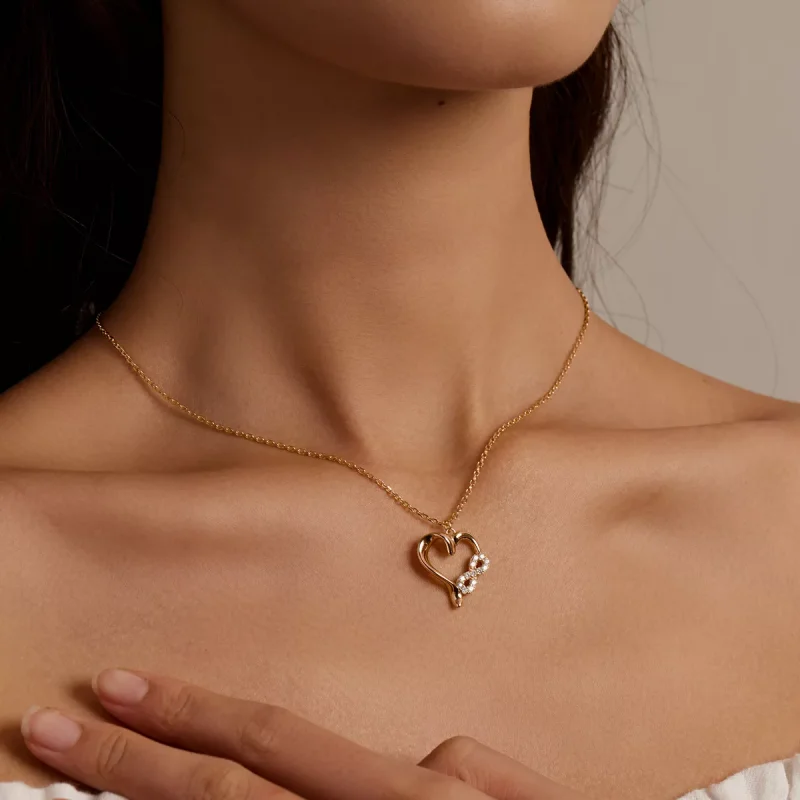 (immagine per) Collana tipo Pandora Amore infinito - BSN236 - Visualizza 9