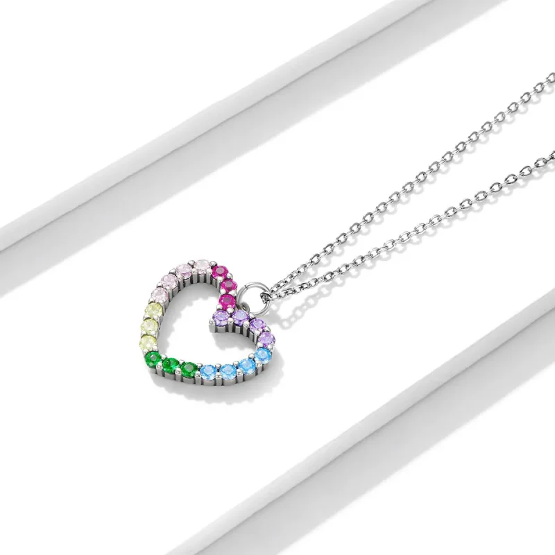 (immagine per) Collana tipo Pandora Amore per l'arcobaleno - SCN449 - Visualizza 3
