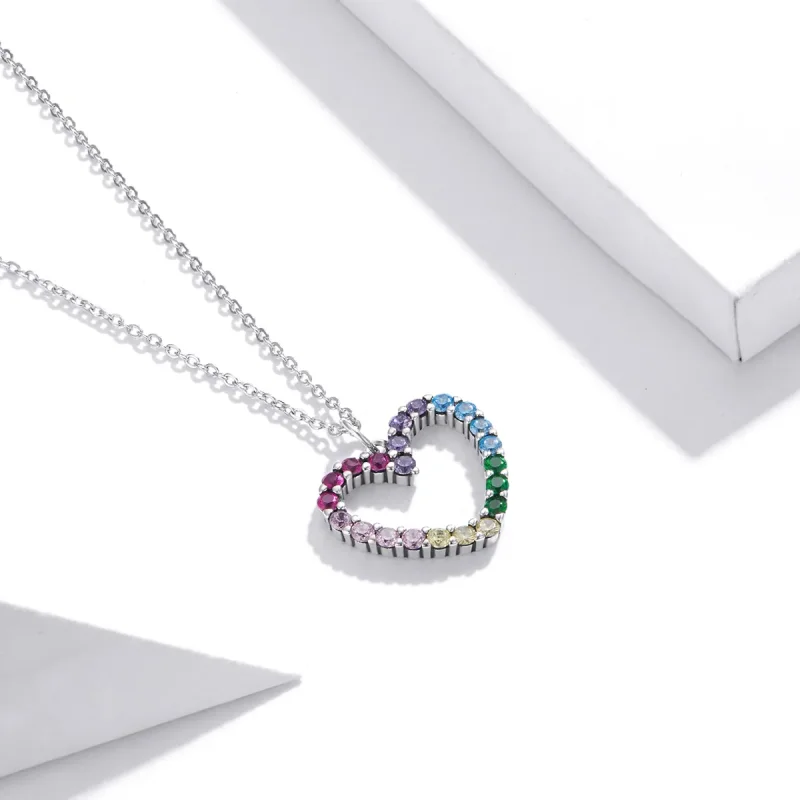 (immagine per) Collana tipo Pandora Amore per l'arcobaleno - SCN449 - Visualizza 2