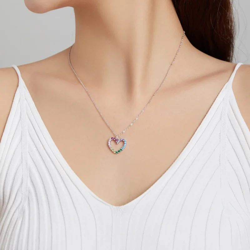 (immagine per) Collana tipo Pandora Amore per l'arcobaleno - SCN449 - Visualizza 8