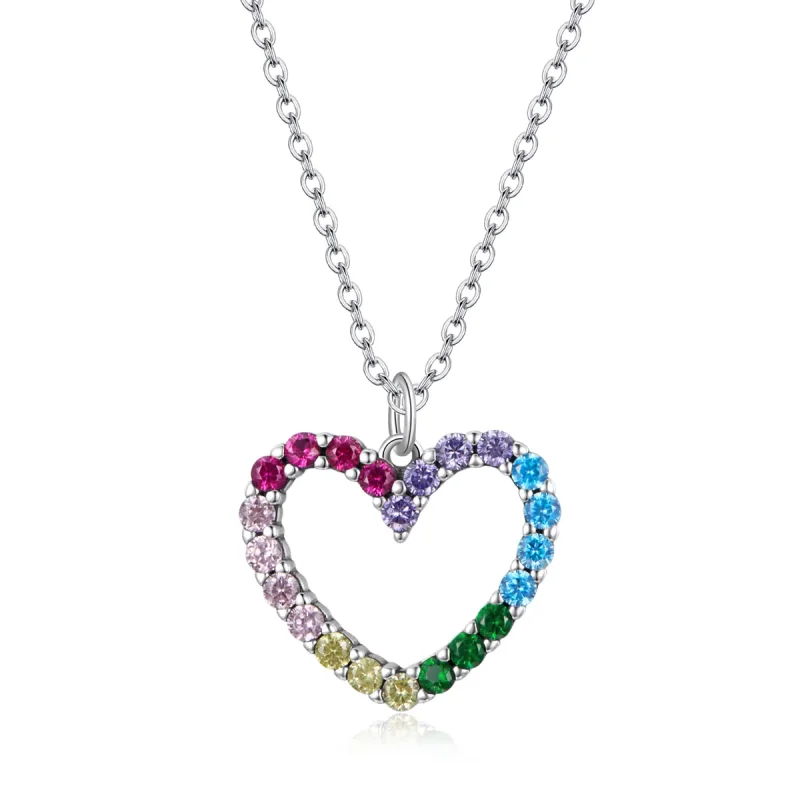 (immagine per) Collana tipo Pandora Amore per l'arcobaleno - SCN449
