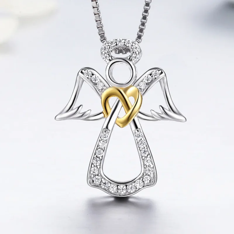 (immagine per) Collana tipo Pandora Angelo custode - SCN123 - Visualizza 4