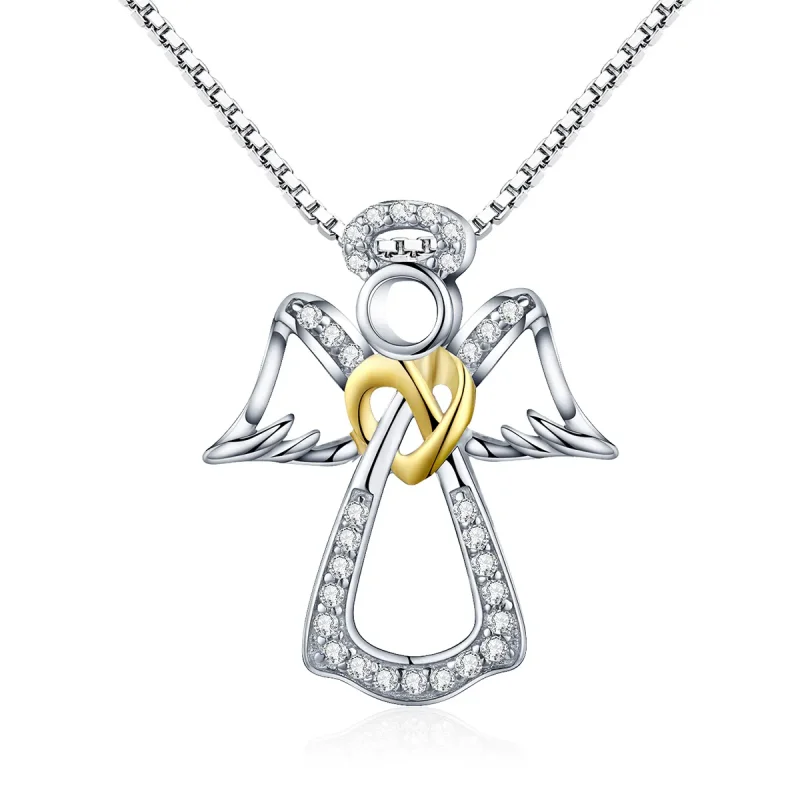 (immagine per) Collana tipo Pandora Angelo custode - SCN123