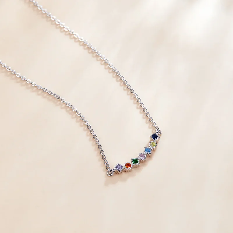 (immagine per) Collana tipo Pandora Arcobaleno - SCN451 - Visualizza 3