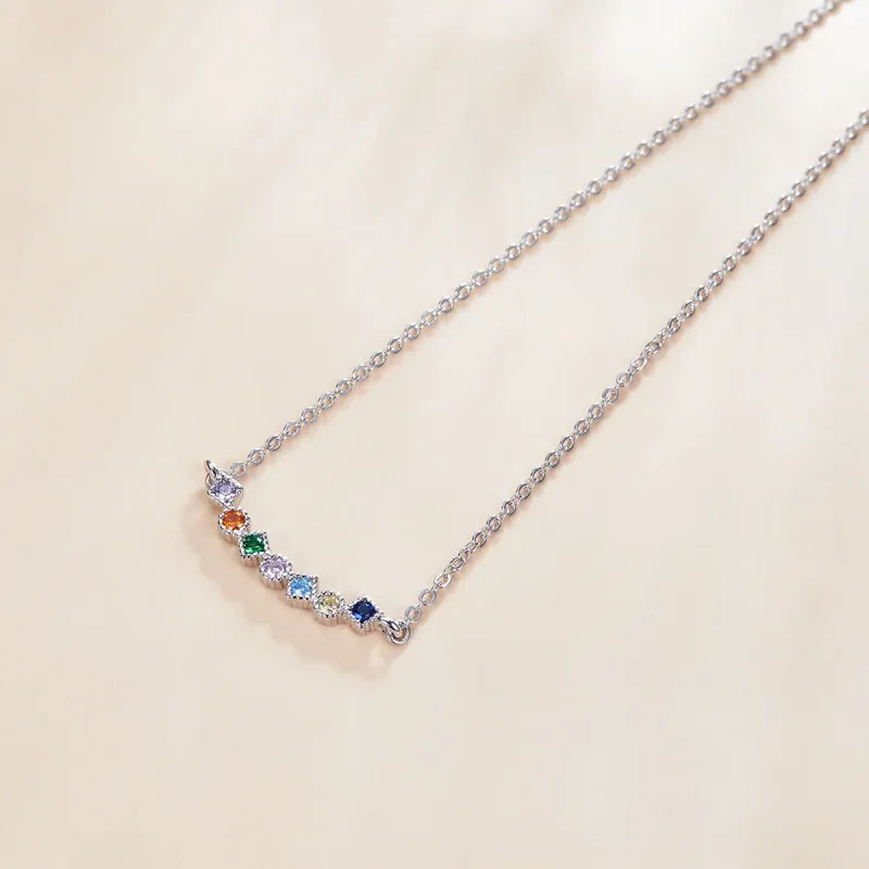 (immagine per) Collana tipo Pandora Arcobaleno - SCN451 - Visualizza 4