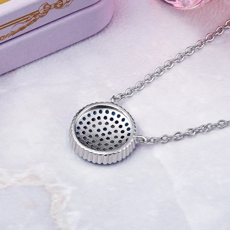 (immagine per) Collana tipo Pandora Cerchio Blu - SCN099 - Visualizza 2