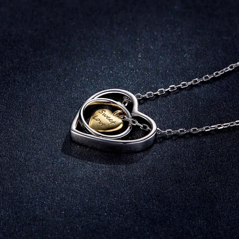 (immagine per) Collana tipo Pandora Circondato dal Cuore - BSN207 - Visualizza 5