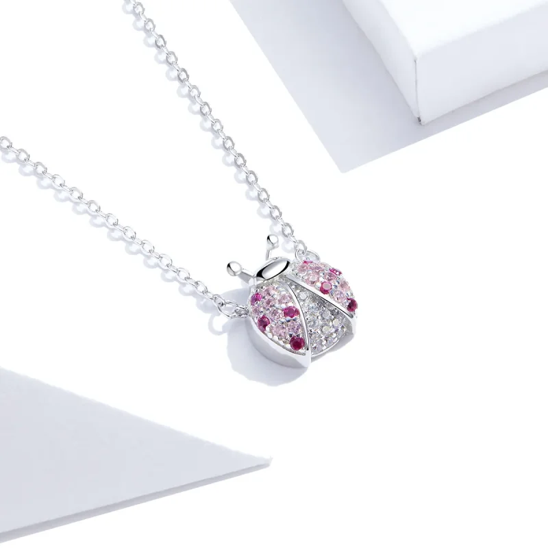 (immagine per) Collana tipo Pandora Coccinella abbagliante - SCN400 - Visualizza 2