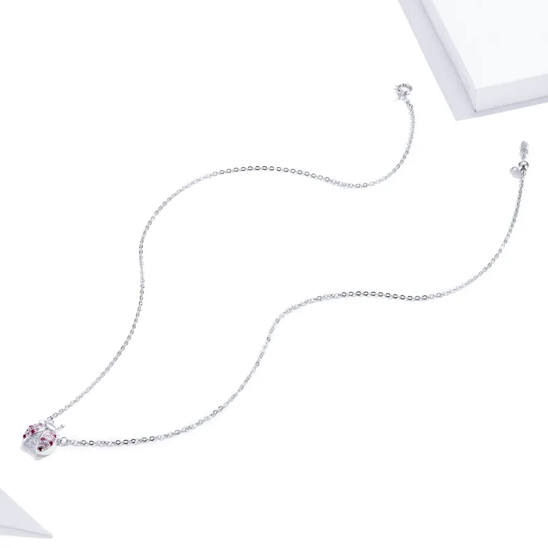 (immagine per) Collana tipo Pandora Coccinella abbagliante - SCN400 - Visualizza 4