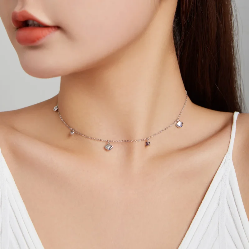 (immagine per) Collana tipo Pandora Conchiglia - SCN454 - Visualizza 6