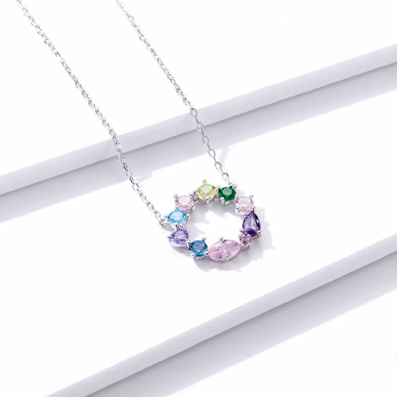 (immagine per) Collana tipo Pandora Corona fortunata - BSN178 - Visualizza 3