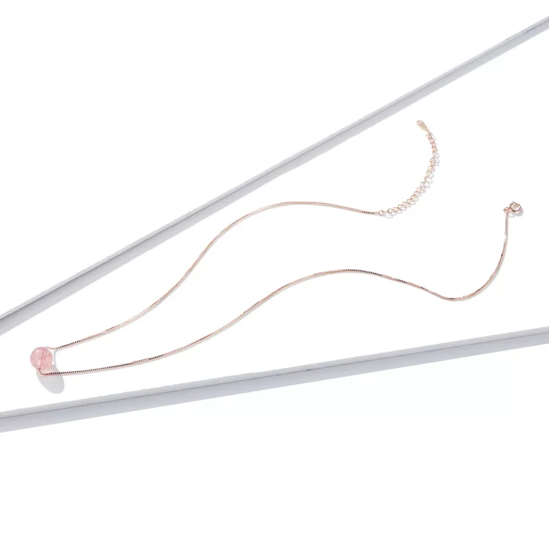 (immagine per) Collana tipo Pandora Cristallo di fragola naturale - BSN096 - Visualizza 4