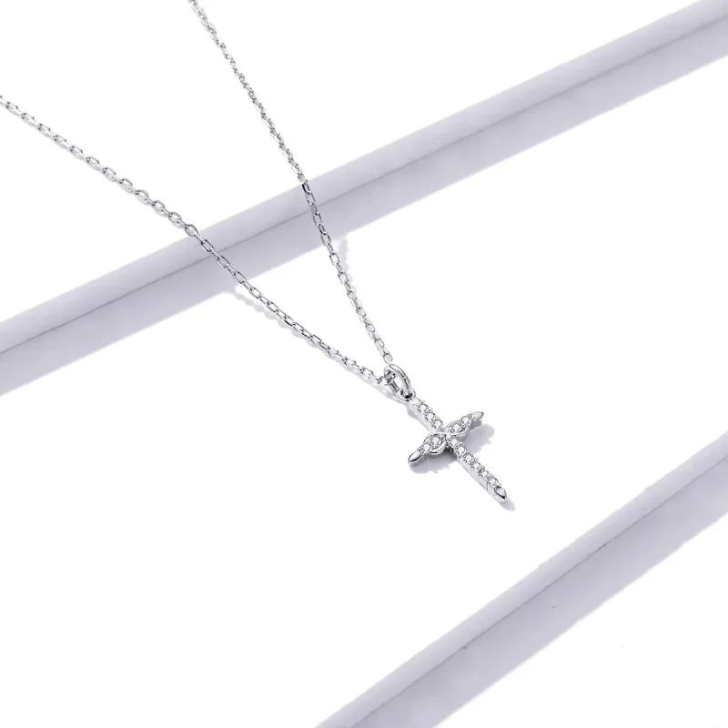 (immagine per) Collana tipo Pandora Croce d'Amore - BSN184 - Visualizza 2