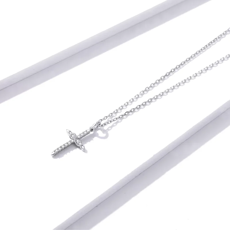 (immagine per) Collana tipo Pandora Croce d'Amore - BSN184 - Visualizza 4