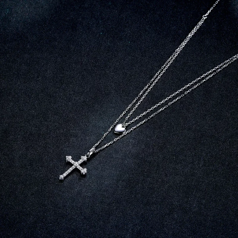 (immagine per) Collana tipo Pandora Croce d'amore - BSN197 - Visualizza 6