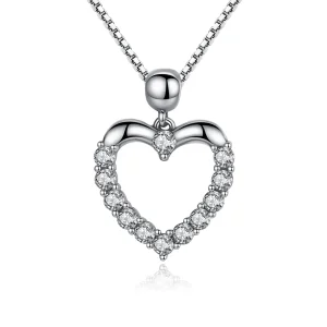 (immagine per) Collana tipo Pandora Cuore scintillante - SCN025
